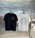 Chrome Hearts*克罗心25S春夏新款T.克罗心标识烫钻设计.原厂五金.潮人必备款推荐.定制260G纯棉面料，舒适柔软.适中的重量与极佳的垂坠感.即高