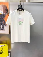 Lv 路易威登春夏新款原单男士圆领短袖T恤 专柜同步售卖 高端品质 高版本 Os版型阔版 爆款印胶Logo图案设计 定制进口双股100%纯棉面料 手感柔软细腻