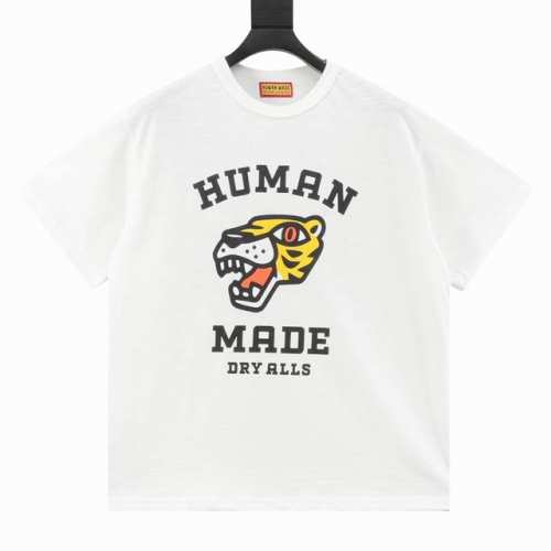 Human Made 老虎印花短袖T恤 按照原版定制16X21支230G双纱竹节棉、水洗+硅油处理，面料柔软亲肤。 黑色印花采用进口胶浆印花，黑色因面料特殊性
