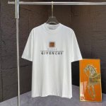 Gvc* 纪梵希* 2025 新款短袖T恤 字母 Logo 刺绣+烫钻印花 颜色：黑色 白色 码数：S M L Xl