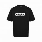 本地自取: 160 goodbrand 25Ss 爆裂纹贴皮字母Logo短袖 采用订色订染毛圈纯棉衣面，250G双股双纱，手感舒适 进口针织针梳棉进行制作，搭配