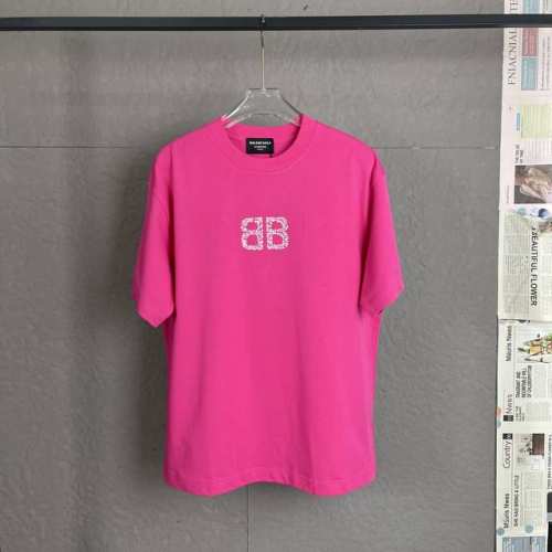 C23 balenciaga 巴黎世家 300高克重 烫钻工艺 独家专供新款原单男士休闲短袖 高端定制 高版本 时尚百搭爆款 进口面料 手感超柔软细腻 穿着亲肤