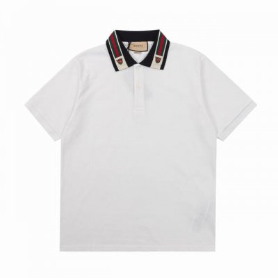 Cucci 古驰 虎头刺绣Logo短袖polo衫 Size：Xs-L