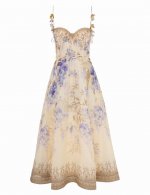 Soft Lilac Whispers Romance, Like Twilight Over provence Gardens. Delicate Strap