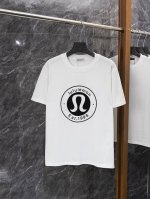 款号J09 lululemon 露露植绒字母银立体短袖T恤 280克纯棉双砂面料 所有面料均已提前做过缩水 品质第一 所见即所得 不会洗一次版型就有所变化的 区