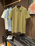 her25S春夏男士Polo 胸前标志性Logo徽标 整体非常的轻商务休闲！！上身轻盈舒适顺滑 到手绝对让你觉得物有所值的一件单品！！！码数M-3Xl