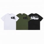 9021# ，off white新款宽松版短袖T恤 尺码：S M L XL 颜色：黑色 白色 军绿