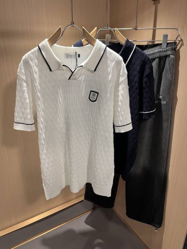 Bc-Brunello Cucineli 2025春夏新款男士短袖伊力特针织polo衫 众多明星都爱穿的时尚百搭单品 胸前Logo超级好看,喜欢经典简约的朋友,