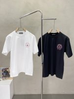 Chrome Hearts克罗心独家专供新款原单男士休闲短袖 高端定制 高端版本 时尚百搭爆款进口面料 手感超柔软细腻 穿着亲肤舒适 高端精品 代工厂p精细做工