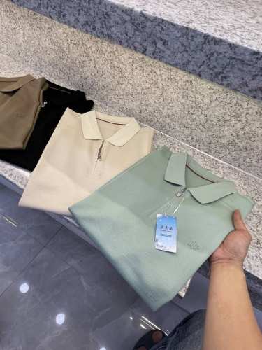Lp诺悠翩雅高货品质小贵夏季爆品相推荐 D高端订制新款起脚色织polo 商务休闲高端丝光珠地棉原版定制进口纱线色染 轻薄透气 上身丝滑舒适 高端大气经典百搭 码