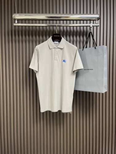 Burberry 战马刺绣polo衫，定制织梦蜂巢棉 以净色为主色调 胸前一抹战马刺绣跃然其上 如同艺术品般点缀其间 采用进口机刺绣工艺 使用先进的计算机控制系