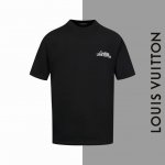款号#Z64 lv签名重工刺绣圆领短袖 louisvuitton官网一致款式 面料 32支双纱280克纯棉面料 同缸同色织染螺纹 颜色一致 工艺 进口机器十万针