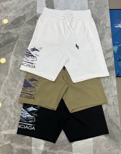 高街短裤，非它莫属！Balenciag*A巴黎-世家25S夏季情侣短裤五分裤....最新两侧无缝工艺.经典老爹鞋造型.当季超级最新 L.好看实穿.搭配经典3D烫