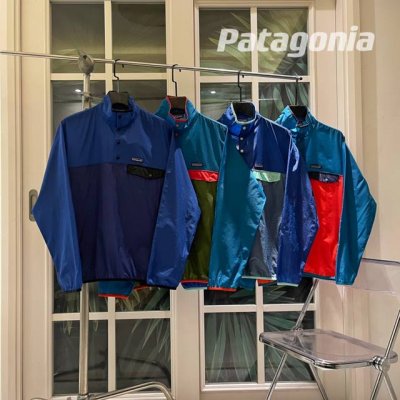 纯原臻品 原厂跟单 Patagonia Men's Houdini Snap-T P O巴塔哥尼亚户外轻薄套头防风皮肤衣24 -Patagoniahoudini
