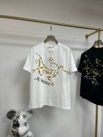2025Ss最新款短袖T恤，原标 定制面料，手感柔软，穿着舒适， 黑色 白色 S-2Xl