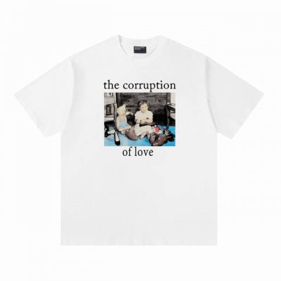 Ert03 复古美式短袖T 颜色：白色 码数:S-Xl