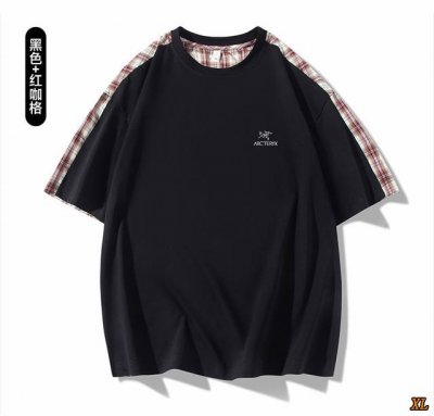 arc’Teryx始祖鸟 独家实拍上新夏季高品质休闲潮流纯棉短袖冰丝T恤，本季主打，货源充足，放心主推，高端品质，经典设计，做工出色，经典百搭，上身效果极佳