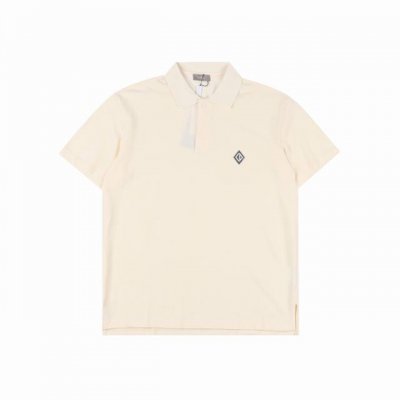 dior 迪奥 25Ss 硅胶菱形徽标polo短袖 原版一致 定制专用渐变格纹螺纹 双面珠地面料 三标齐全 定制纽扣 面料柔软舒适 还原原版一比一 男女同款 s