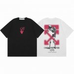 顶级版本上新 O45# -Off-White X Undercover联名 粉色骷髅鬼手印花 Ss24新款重工独家 Ow喷漆箭头Virgil Abloh警戒线高