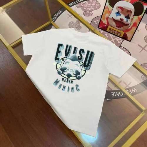 p100 Evisu福神 2025年春季新品男士佛头字母印花短袖T恤 码数S-Xxl