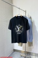 M065 Lvlouis Vuitton 路易威登 2025Fw春夏新品圆领打底外穿T恤 立体感Logo微廓形半袖260克活性纯棉打底T恤 棉 手感面糯有骨感