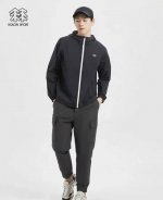 配盒装-可隆Kolon Sport 防风防水防晒速干吸汗户外连帽拉链轻量弹力皮肤衣 防水防风速干防晒夹克 男女同款Upf80+防晒衣内里全包边 得物正品1:1打