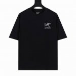 白底图 顶级版本 Arc’Teryx始祖鸟Arc25Ss 采用60支双股 胸前字母Logo刺绣 270G全棉面料。上身透气，绝不起球，手感柔软舒适，全衣平车走线