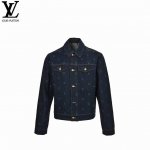 Louis Vuitton 路易威登 24Fw 满印老花Logo刺绣套装牛仔外套 高订面料采用 克牛仔布料，洗水后手感透气舒适，每一处细节Yb订制，对位对花，订