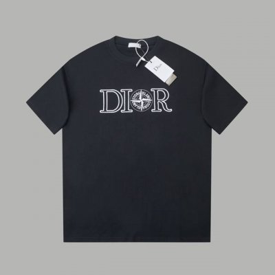 高版本 迪奥 Christian Dior Cd 25Ss早春新款 联名滑雪系列 字母Logo刺绣短袖 轻奢主义 男女日常通勤穿搭必备单品 正确版本 欢迎对比
