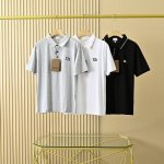 巴宝莉Burberry2025春夏季男士新款战马Logo翻领商务休闲短袖Polo衫 高端纯棉面料，爽滑亲肤，悬垂透气，舒适感非常好！ 领子格子包条点缀，整体简约