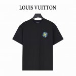 Louis Vuitton 路易威登 25Ss 向日葵彩绘涂鸦大Logo短袖T恤 面料采用高克重260G重精梳棉，定制1:1螺纹，面料舒适亲肤无异感， 制定染面