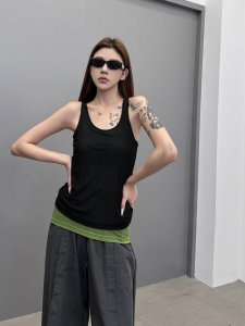 Acne 新款背心 真两件套叠穿做工 尺码Sml