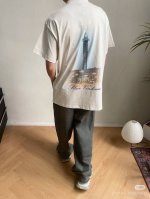 搭配资讯图 25Ss官网在售巴黎世家 Balenciaga Vogue灯塔短袖打底T恤