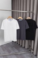 x014 Off White 25Ss新款T恤，采用260克高品质双纱面料，面料柔软，胸前字母Logo刺绣工艺+后幅图案牙刷绣工艺，时尚百搭，男女同款，颜色:黑