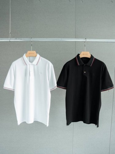顶级品质polo prada 普拉达 25Ss 春夏新款纯色条纹边短袖polo衫 - 颜色 黑色 白色 - 尺码 S M L Xl 尺码表 S M L Xl 衣