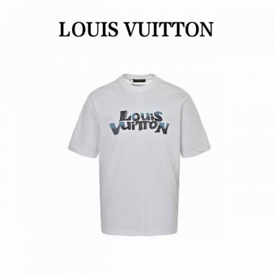 本地自取170 louis Vuitton/路易威登 25Ss 手绘涂鸦兔头印花短袖 夏季渠道限定新款 简约又不失风格的复古品牌标识，夏日炸街酷毙了 情侣气质款