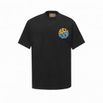 Gucci X Balenciaga古驰联名25Sslogo印花圆领T恤短袖 胸前品牌字母Logo大牌感十足面料上身有型弹性不紧绷日常通勤运动统统Yyds，肩膀