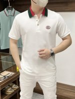 Gucci 古琦-2540Ss开春新款 时尚大爆款翻领T恤 休闲时尚外穿 内搭必备款 舒适好看上身可见 定制进口高端丝光面料 手感细腻丝滑有质感 上身舒适透气清