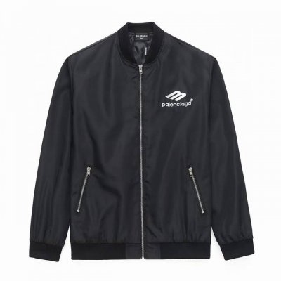新款Balenciaga巴黎世家 刺绣新款立领夹克外套男女款！防水涂层 男女同款！ 双层 带里布 原版面料，网红明星同款高级高弹聚纤科技面料，拼接撞色设计，很高