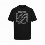 Louis Vuitton 路易威登 24Ss 串珠字母刺绣短袖 棉平纹织物具有良好的透气性，能够保持干爽舒适 胸前呈现珠饰刺绣与立体平绣结合图案珠饰刺绣是一种