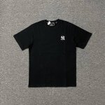 Xx381 Mlb 纽约洋基队后背字母印花 纯棉面料 情侣款：Ｓ Xxl 黑 白 蓝 紫