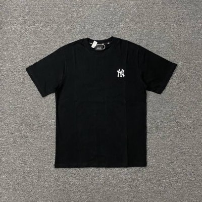 Xx381 Mlb 纽约洋基队后背字母印花 纯棉面料 情侣款：Ｓ Xxl 黑 白 蓝 紫