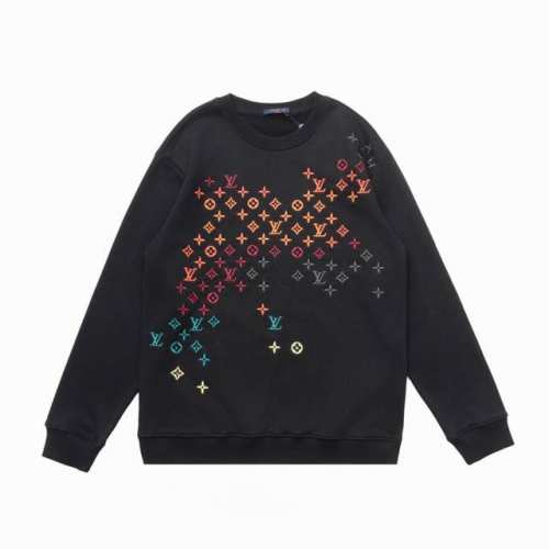 170（顶级复刻版本） louis Vuitton/Lv路易威登新款满刺绣炫彩圆领卫衣 面料: 定制450克博麟毛圈双股面料 全套原版路易威登辅料 定制原版帽绳