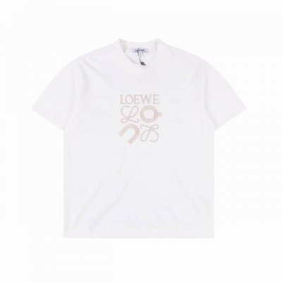 loewe 罗意威 经典款 On昂跑联名编织刺绣短袖 甄选长绒棉纱，260G精纺高支重磅定织定染面料， 裁前高温洗水定型，成品再洗柔，穿着感受亲肤棉柔，垂感自然