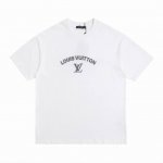 上新 Louis Vuitton路易威登硅胶三D烫字母短袖 最高版本！定制面料 克双纱！ 辅料：开模原版过鉴定领标100%真丝洗水标。正品代购级原版吊牌配套吊绳