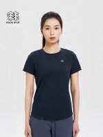 可隆女士束腰短袖Kolonsport女士户外夏季短袖T恤女性升级的版型上身没有任何束缚感 定制面料让你在户外可以享受很好的通风吸湿排汗不会闷。现货可隆新款全身做