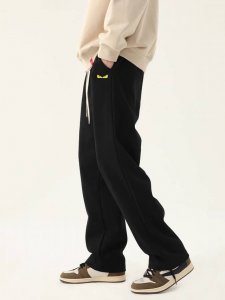 Fendi 芬迪猫眼 2025春季经典时尚立体裁剪针织透气纯色休闲运动弹力日常通勤宽口男女同款卫裤！全市场最高端独家首发！上海在售980严选好货！线上实体热售爆