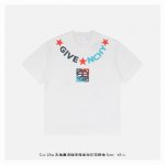 givenchy 纪梵希 25Ss 五角星项链字母发泡印花短袖 面料采用230克重精梳棉 定制32支1*1螺纹 成衣两遍水洗处理 面料舒适亲肤无异感 定制定染面