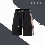 款号Sl45 Gucci 古驰经典款侧边字母织带短裤 高版本 情侣同款 不起球 不掉色 舒适透气 高克重320克复合面料 专柜同步 全套包装 这款市面版本太多