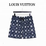 louisvuitton 路易威登 老花满印短裤 采用速干尼龙面料 网布内衬 透气轻盈 柔软舒适 全套原版定制五金辅料 细节拉满 市场上顶配版本 宽松短款 比正